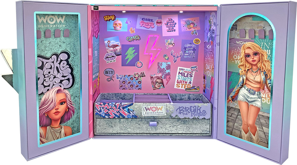 247009-EC Kutija za nakit WOW Generation s LED svijetlom, P8