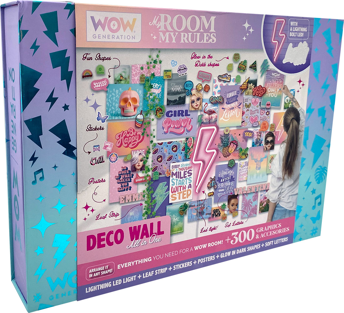 247010-EC Set za dekoraciju sobe WOW Generation s LED munjom, P6