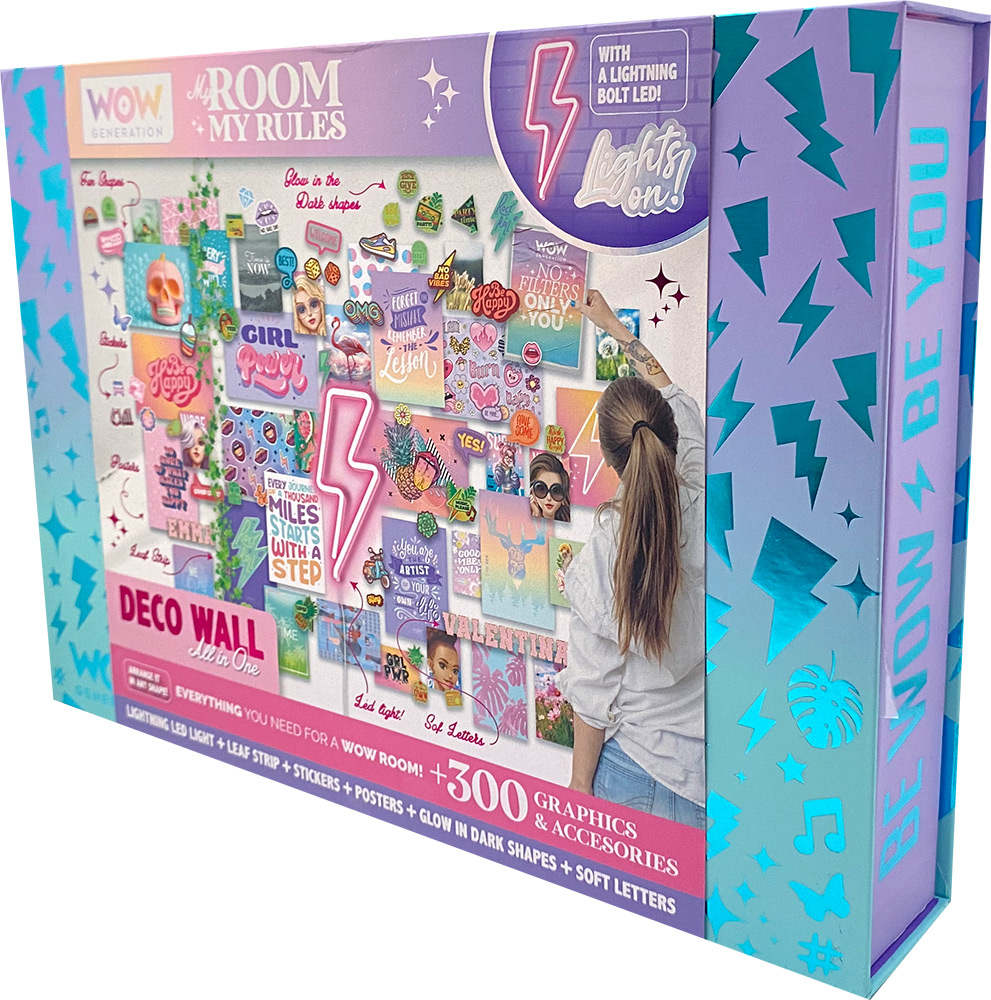 247010-EC Set za dekoraciju sobe WOW Generation s LED munjom, P6
