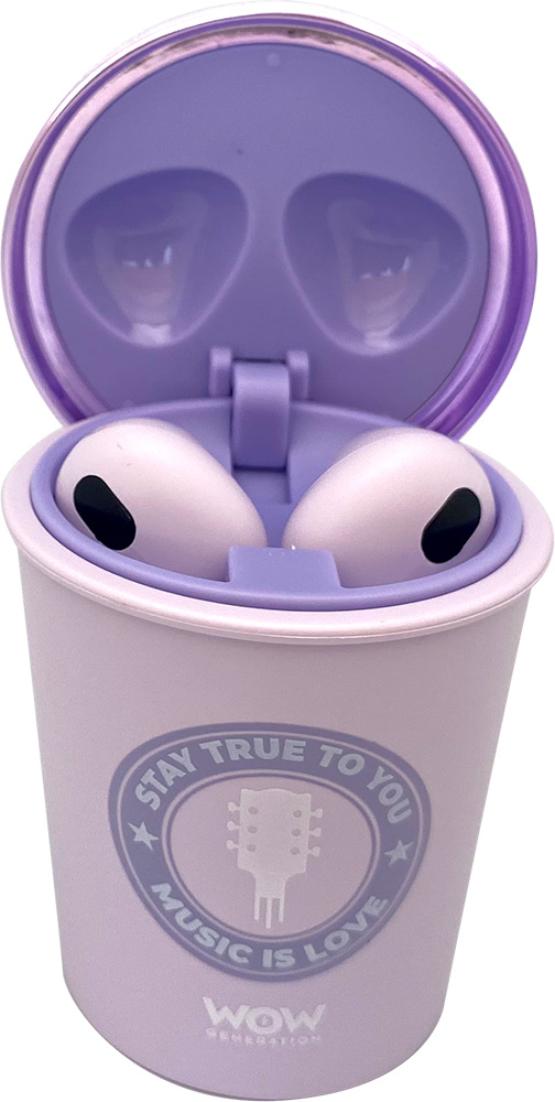 247012-EC Slušalice bežične earpods WOW Generation u kutiji, sort P6/24