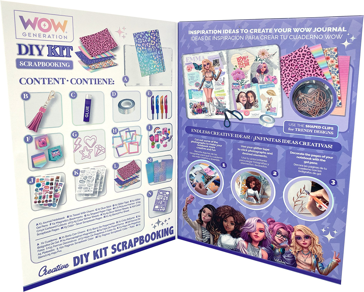 247014-EC Kreativni set za izradu spomenara WOW Generation WOW Magazine s dodacima, P6