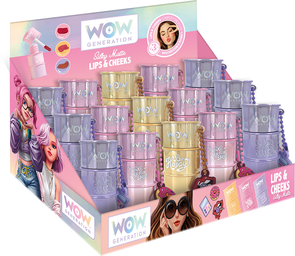 247016-EC Ruž i rumenilo 2u1 matt WOW Generation, sort P15/60