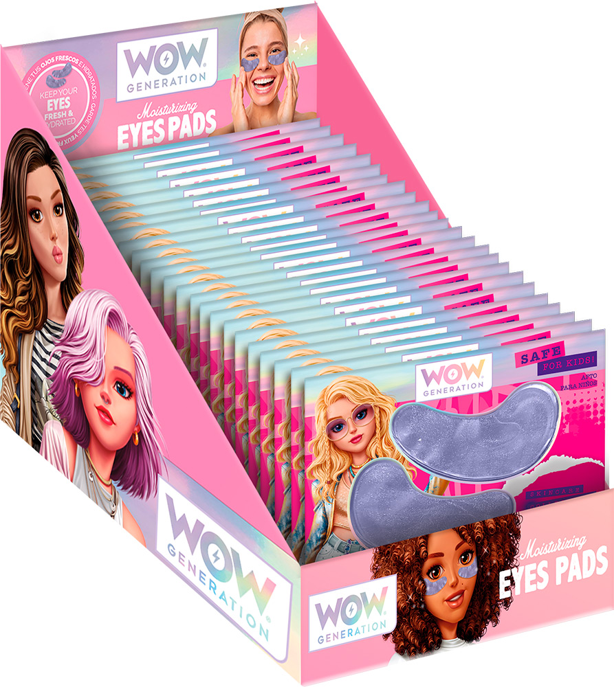 247019-EC Maska za područje oko očiju hidratantna jelly WOW Generation u omotinici P24/48