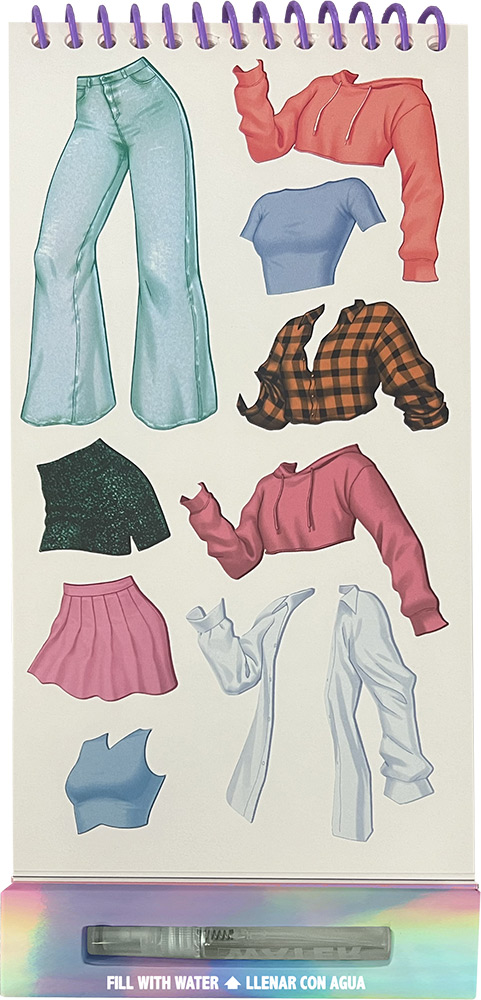 247022-EC Kreativni set izradi svoj outfit WOW Generation Stick and Splash, P6/24