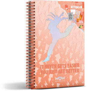 Notes spiralni A5 s aktivnostima T.U. DANCER/MEGAN WOW Generation mirisni, P6/12
