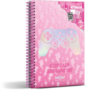 247027-EC Notes spiralni A5 s aktivnostima T.U. GAMER/VALENTINA WOW Generation mirisni P12