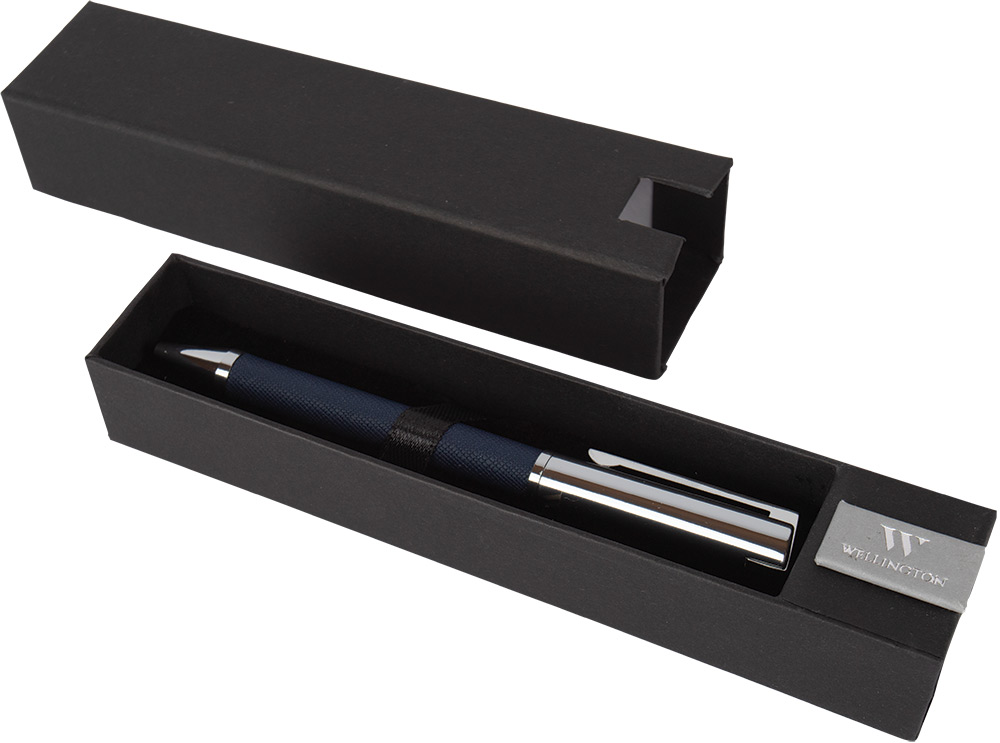 247574-EC Set pisaći Wellington Cortina metalna kem.ol. Navy plava srebrna