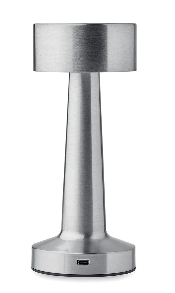 247599-EC Lampa stolna metalna Hierluz 12 Led mat srebrna