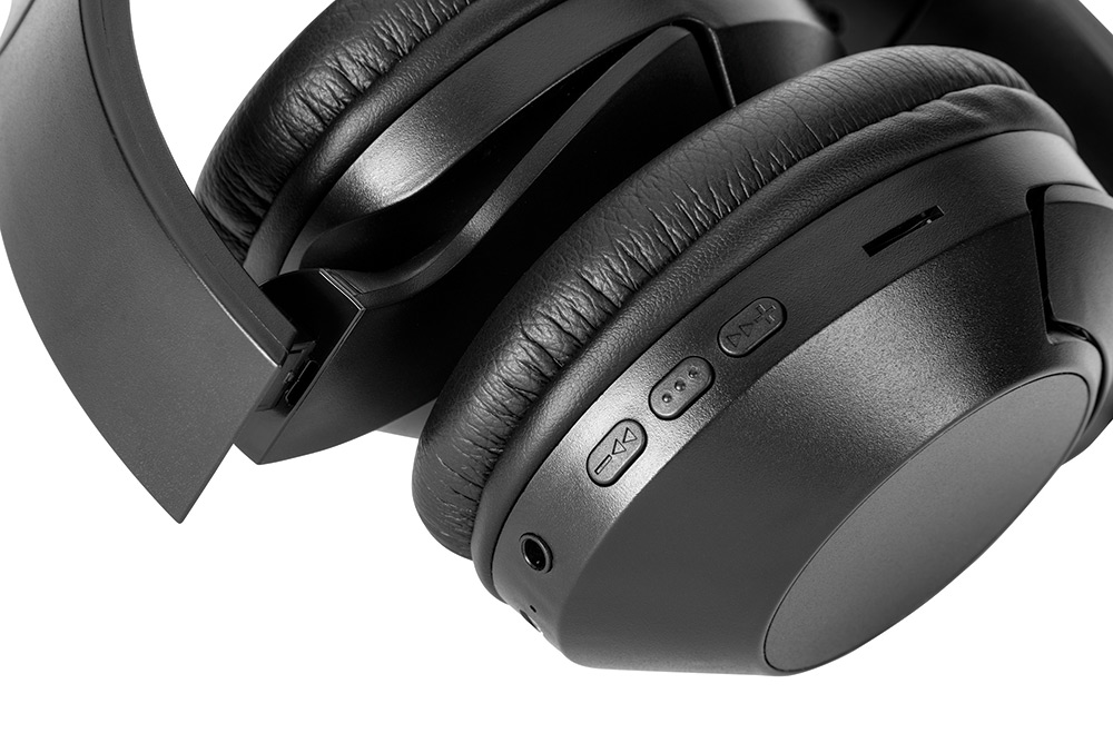 247603-EC Slušalice bežične Sound ABS crne