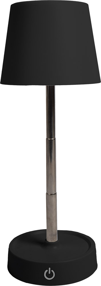 247606-EC Lampa stolna USB Glow crna 12 led