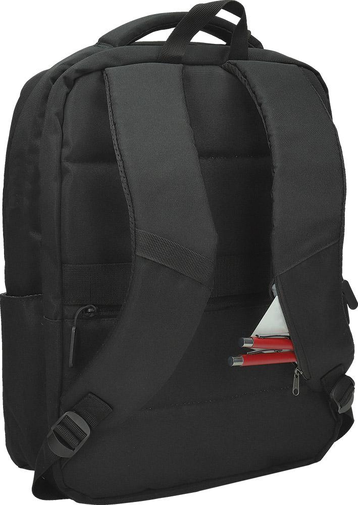 247628-EC Ruksak poslovni AMON za prijenosno računalo crni 15,6 inča, 46x32x17cm