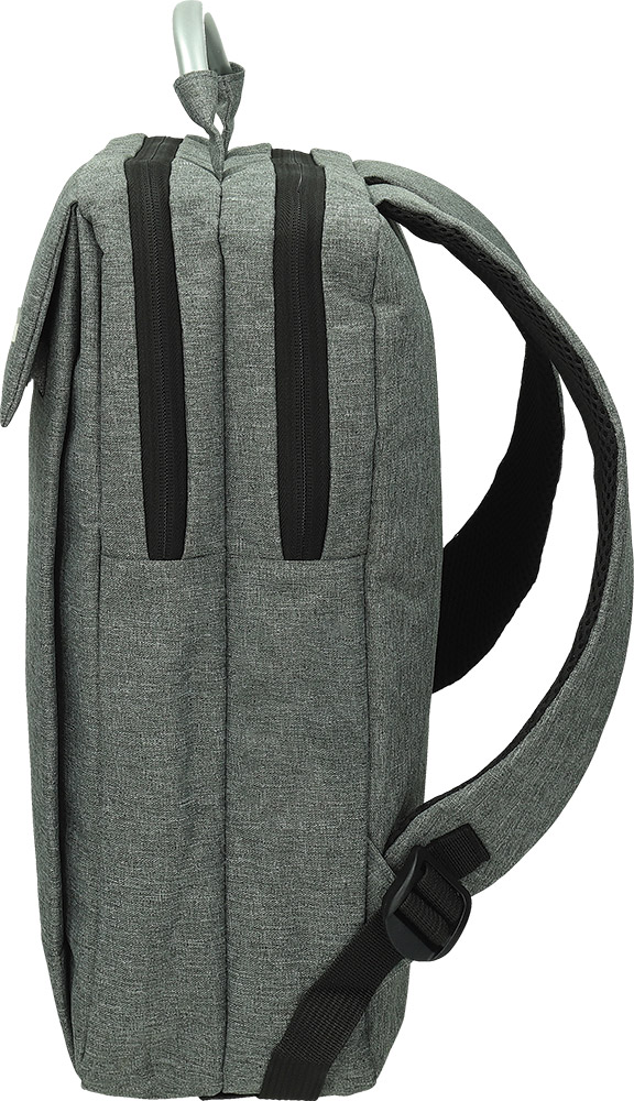 247634-EC Ruksak poslovni MINAS za prijenosno računalo melanž sivi 15,6 inča, 41x31x13cm