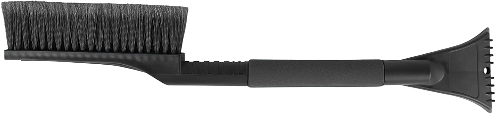 247724-EC Strugalica za led s metlicom Lumi crna