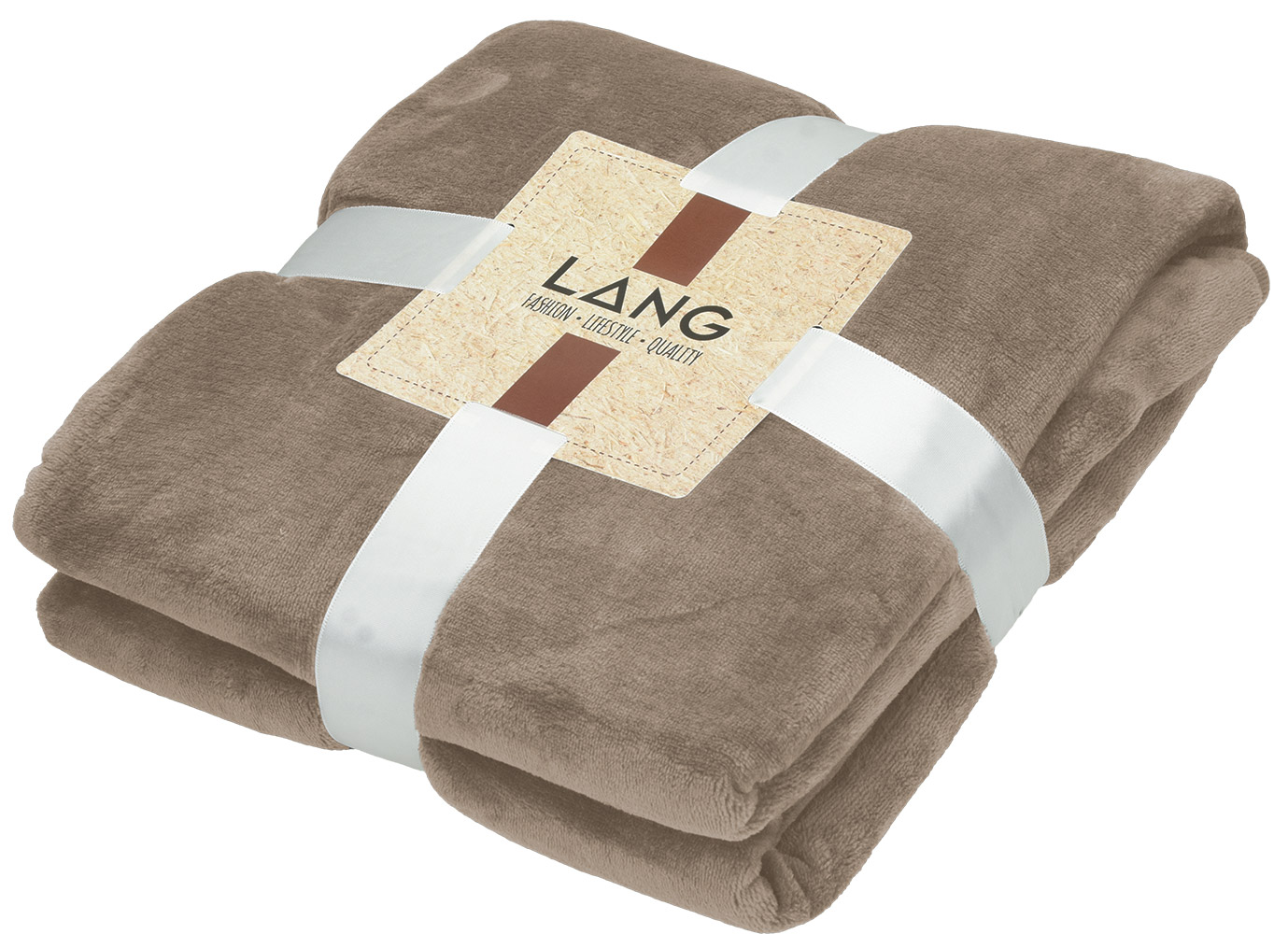 247749-EC Deka od flisa DELUX soft XL 220 x 200 cm 260g bež