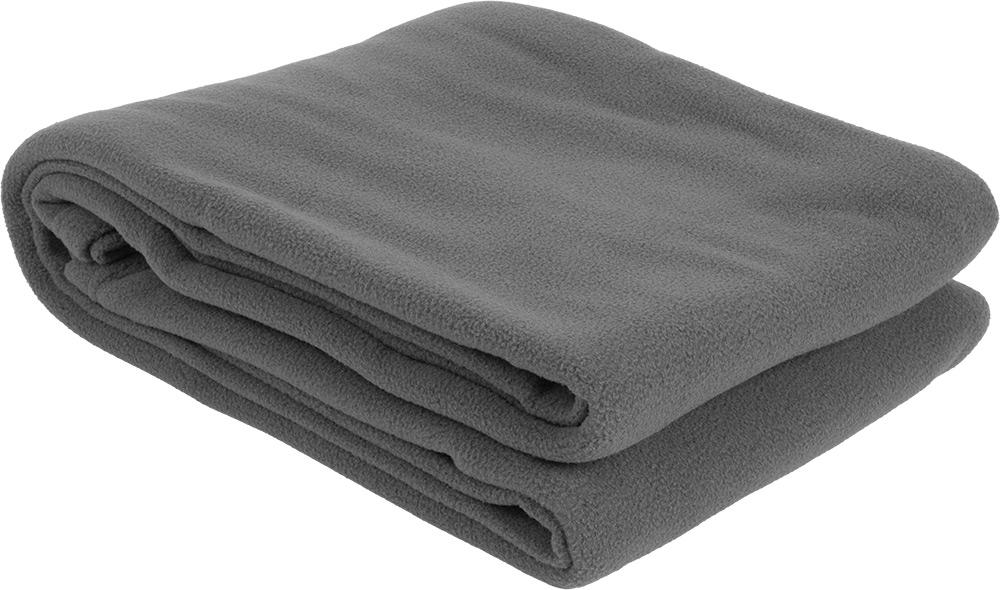 247752-EC Deka od polarnog flisa COMFY  120x150 cm siva