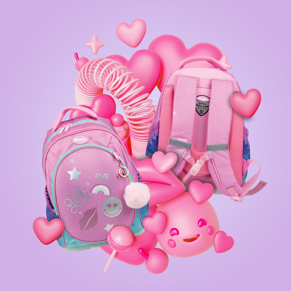 245097-EC Ruksak ergonomski Karbon A GIRL’S WORLD P6