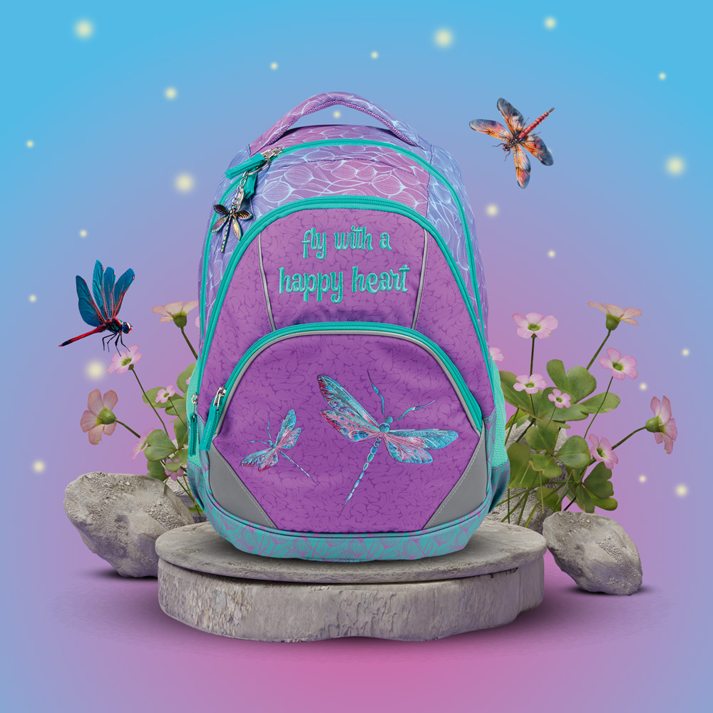 245129-EC Ruksak ergonomski Soft Street DRAGONFLIES P10