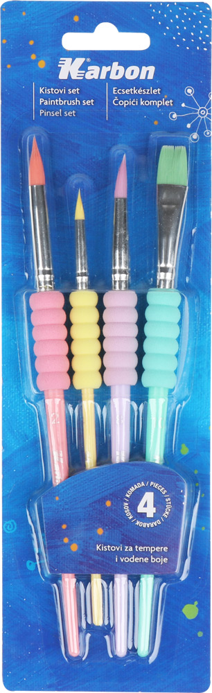 246265-EC Kistovi temp./vod.boje set KARBON Macaron soft grip 4/1 br.4,8,10,12 P25/200