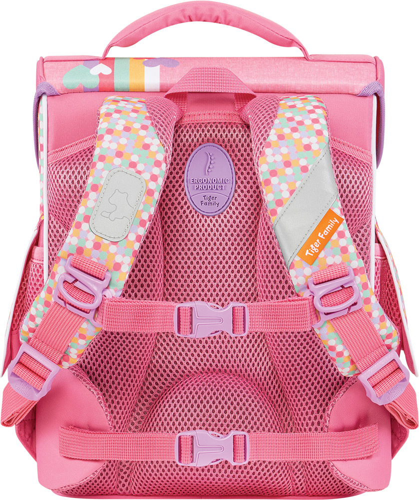 245589-EC Torba prv.anat. TIGER FAMILY Jolly Pink Amour [Sequins] P4