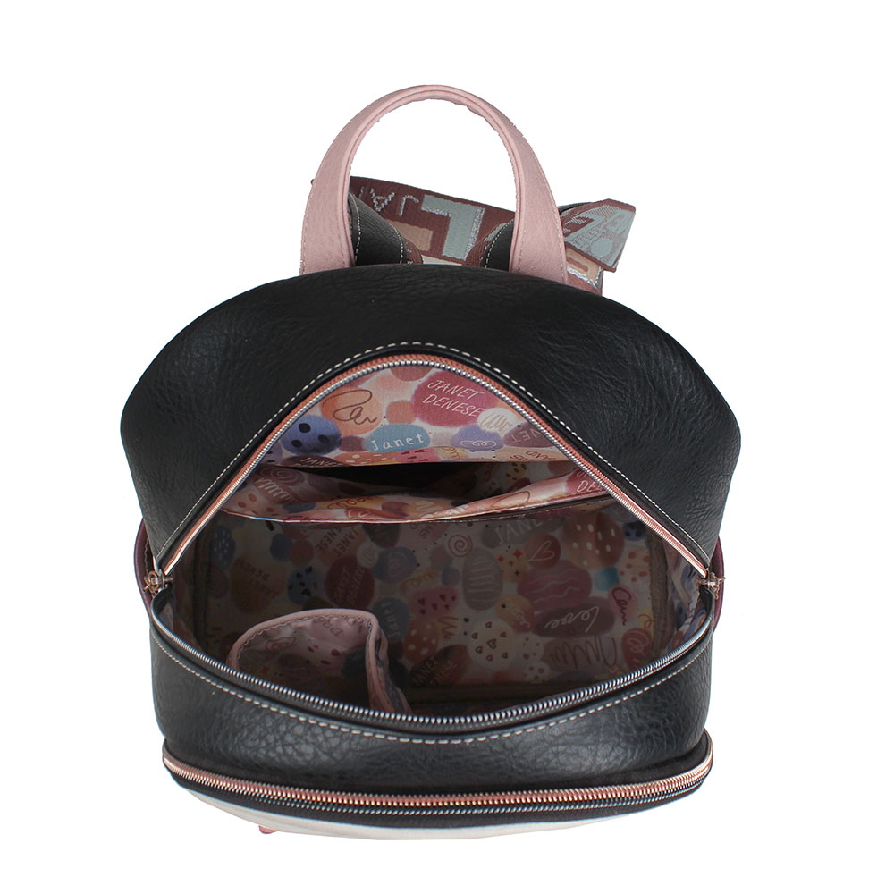 247317-EC Ruksak fashion Janet mini Golden Time FW25 31X15X35.5 cm J-146A P14