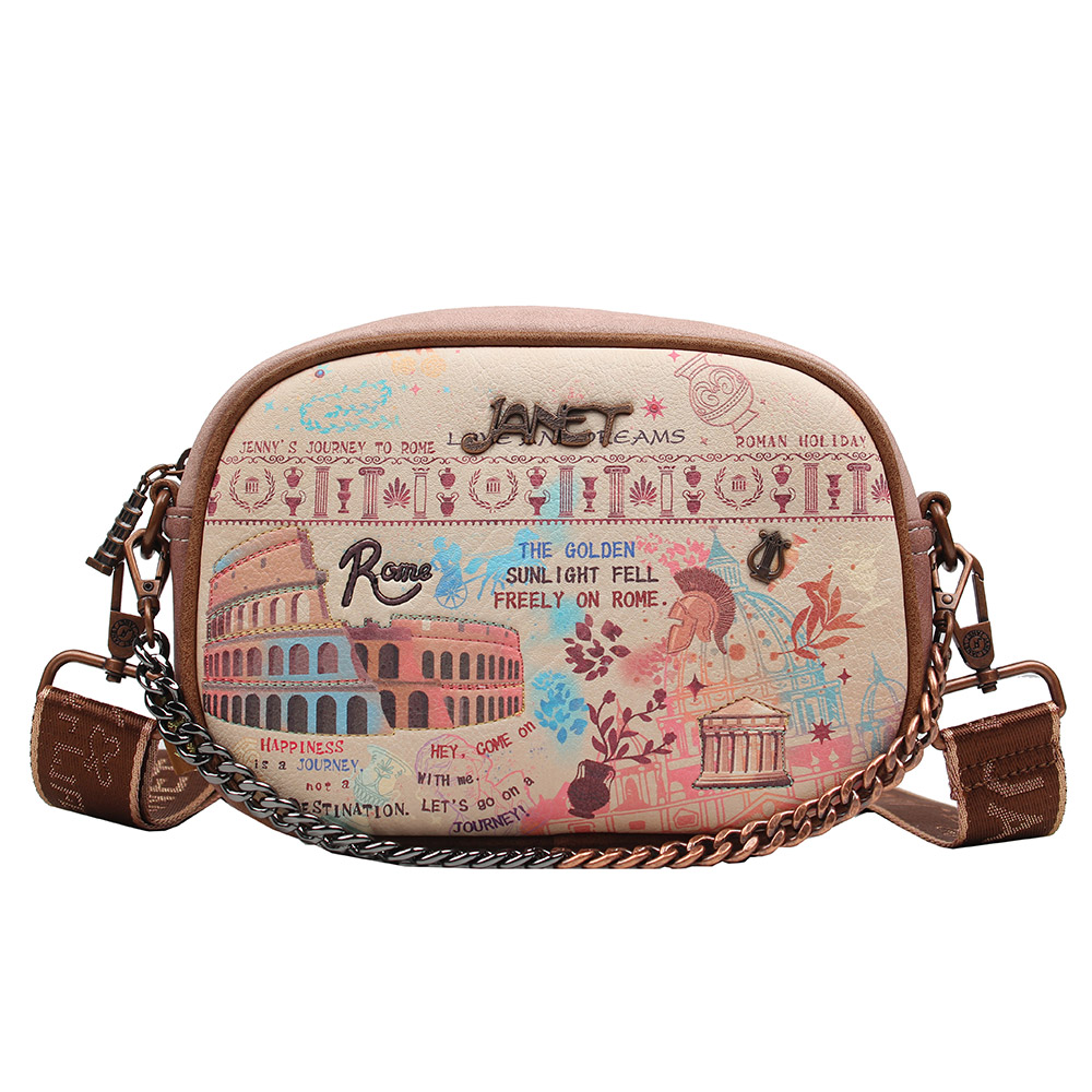 245965-EC Torba fashion Janet A tour of Rome 21.5x6x16 cm J-002C P33