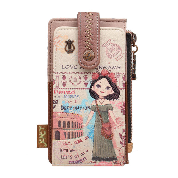Etui za kartice/novčanik Janet A tour of Rome 9x2x16 cm JW-007C P30 Netto
