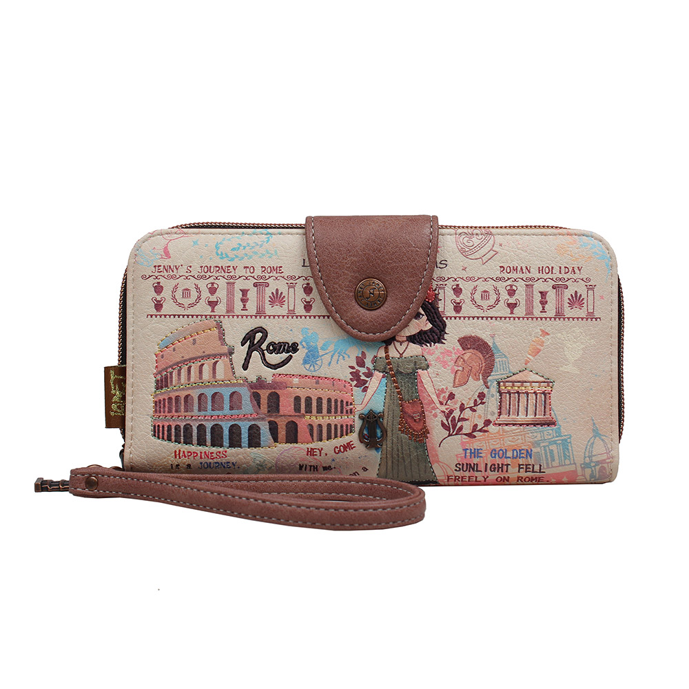 245986-EC Novčanik fashion Janet A tour of Rome 19,5x3x10cm JW-013C P30