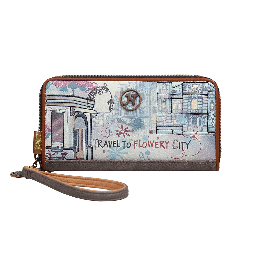 245997-EC Novčanik fashion Janet Flowery city 20x3x10,5 cm JW-003C P30