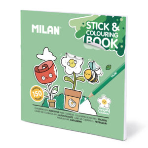 Bojanka s naljepnicama za djecu MILAN GREEN & GROW P30