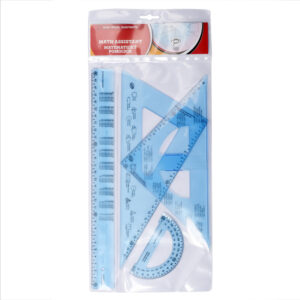 Geometrijski set veliki s geom.formulama u etuiu K-I-N bls P20