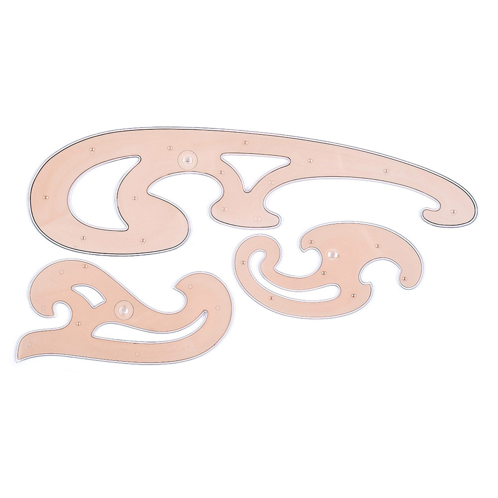 248646-EC Krivuljar br.3, 3 kom u etuiu, veći K-I-N bls P20