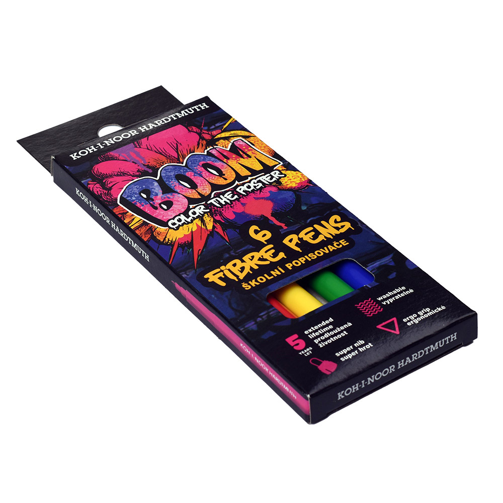 248667-EC Flomasteri 6/1 BOOM K-I-N perivi 1022 bls P24