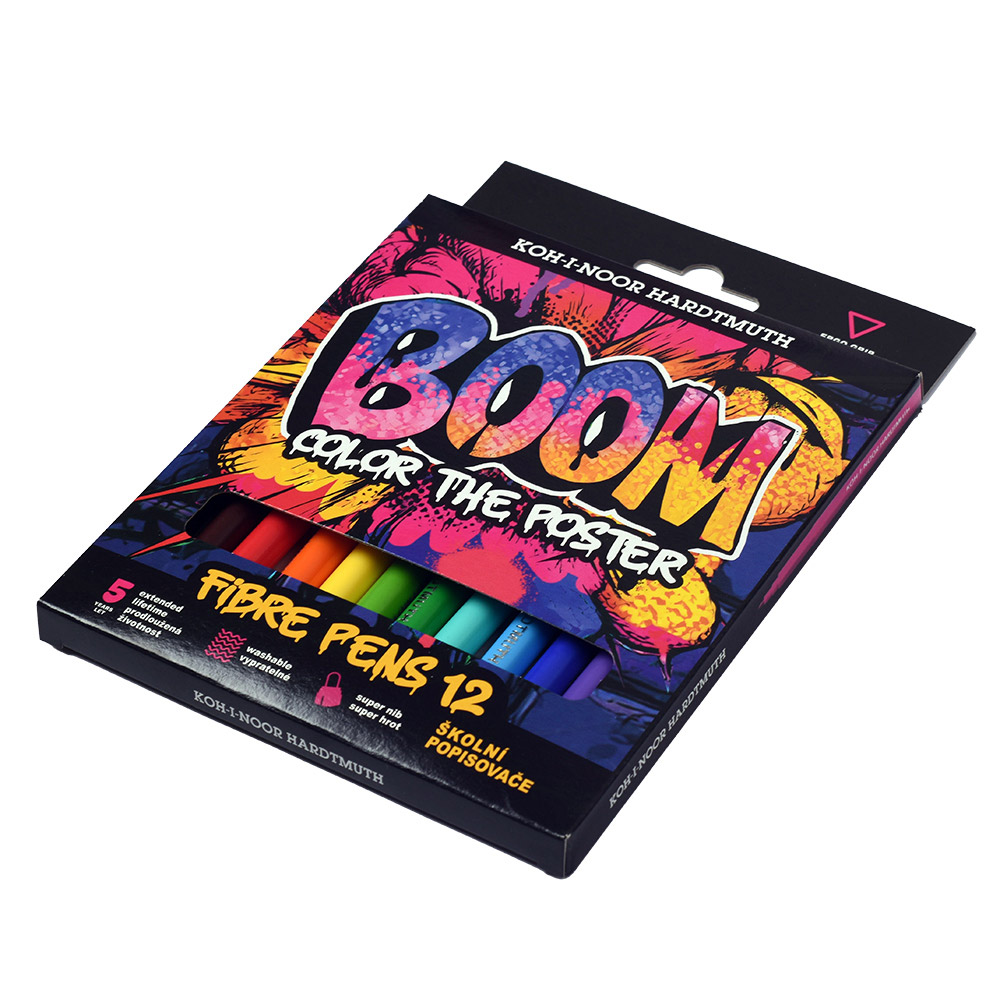 248668-EC Flomasteri 12/1 BOOM K-I-N perivi 1022 bls P24