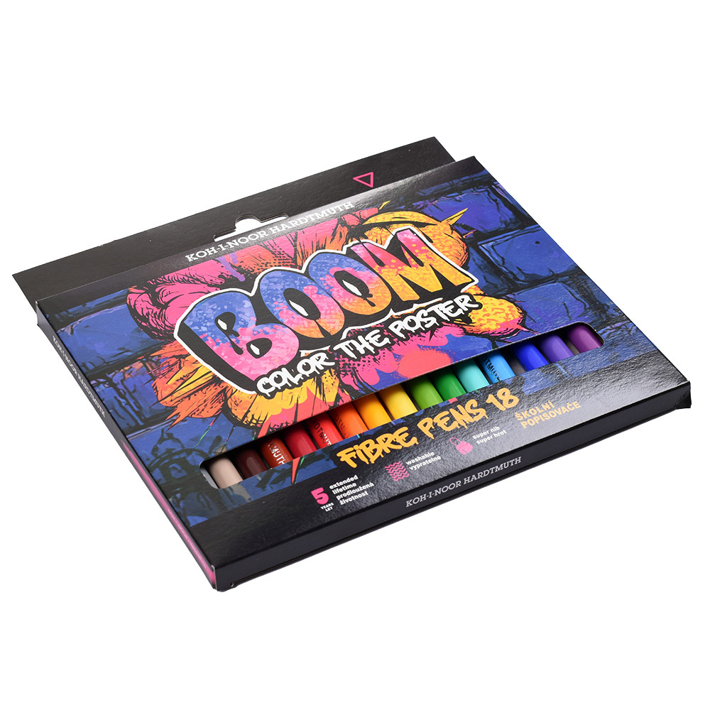 248669-EC Flomasteri 18/1 BOOM K-I-N perivi 1022 bls P12