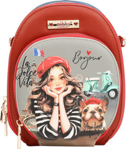 Torba fashion mini NIKKY Eiffel Dreams FW25 4x8,5x4,5 cm NK24001 P48 Netto