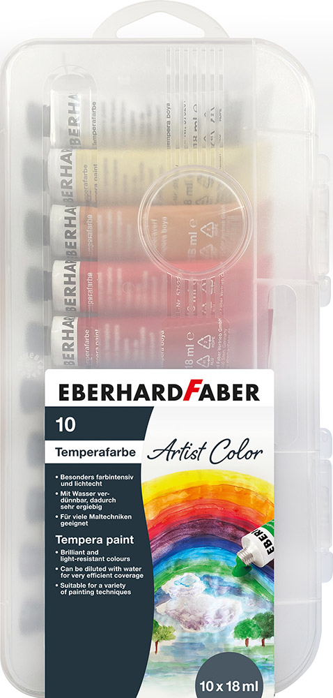 248655-EC Tempera 10/1 18 ml EBERHARD FABER plastična kutija P6
