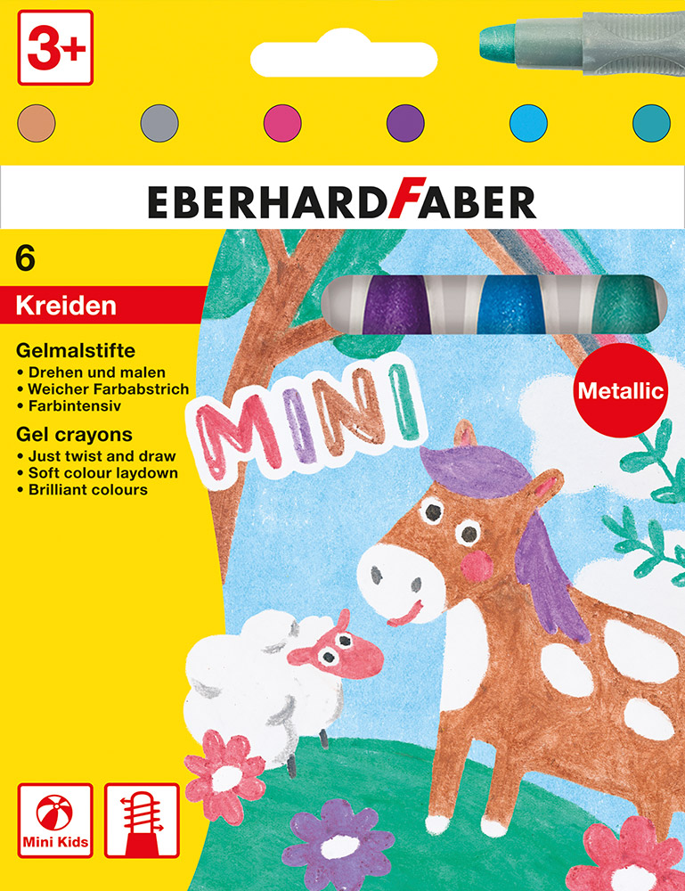 248660-EC Boje voštane 6/1 EBERHARD FABER gel metallic P5