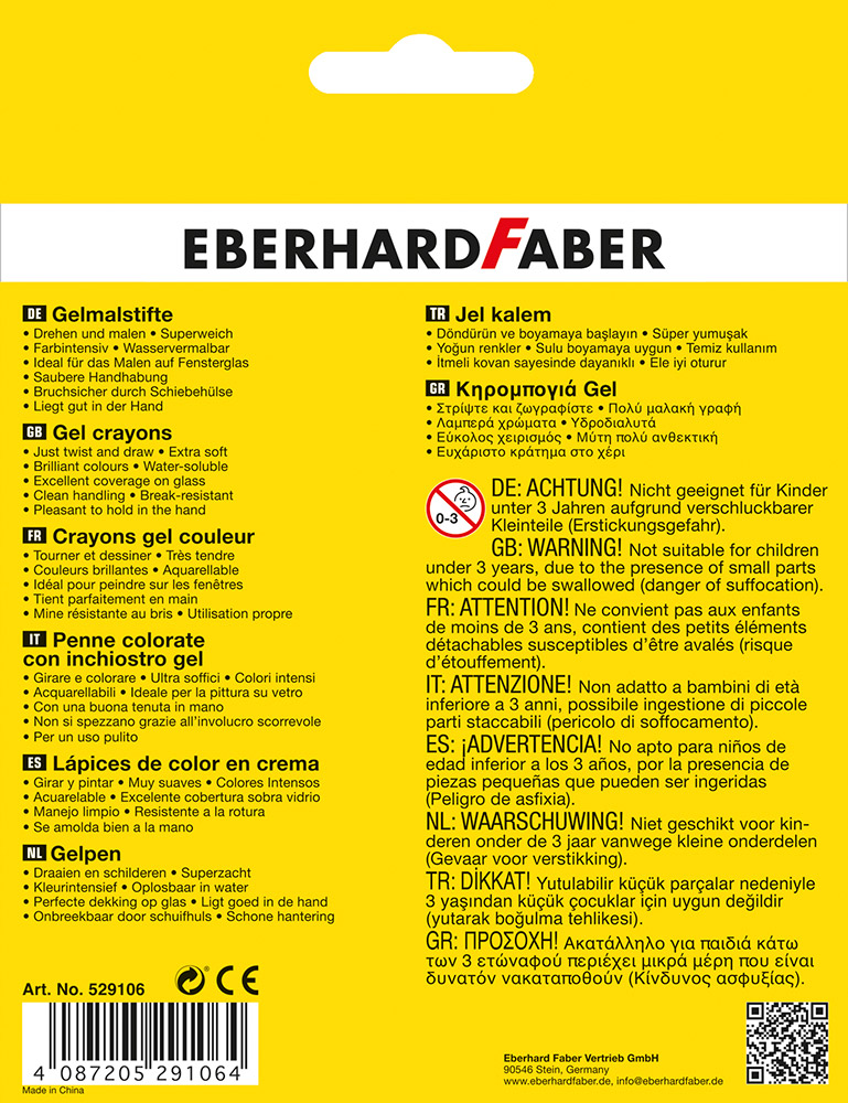 248660-EC Boje voštane 6/1 EBERHARD FABER gel metallic P5