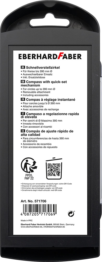 248662-EC Šestar EBERHARD FABER crno-bijeli + mine P3