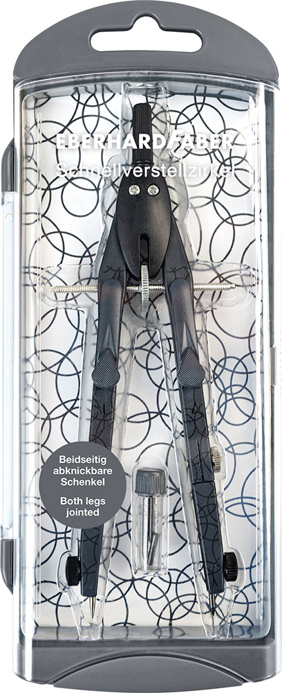 248663-EC Šestar EBERHARD FABER antracit + mine P3