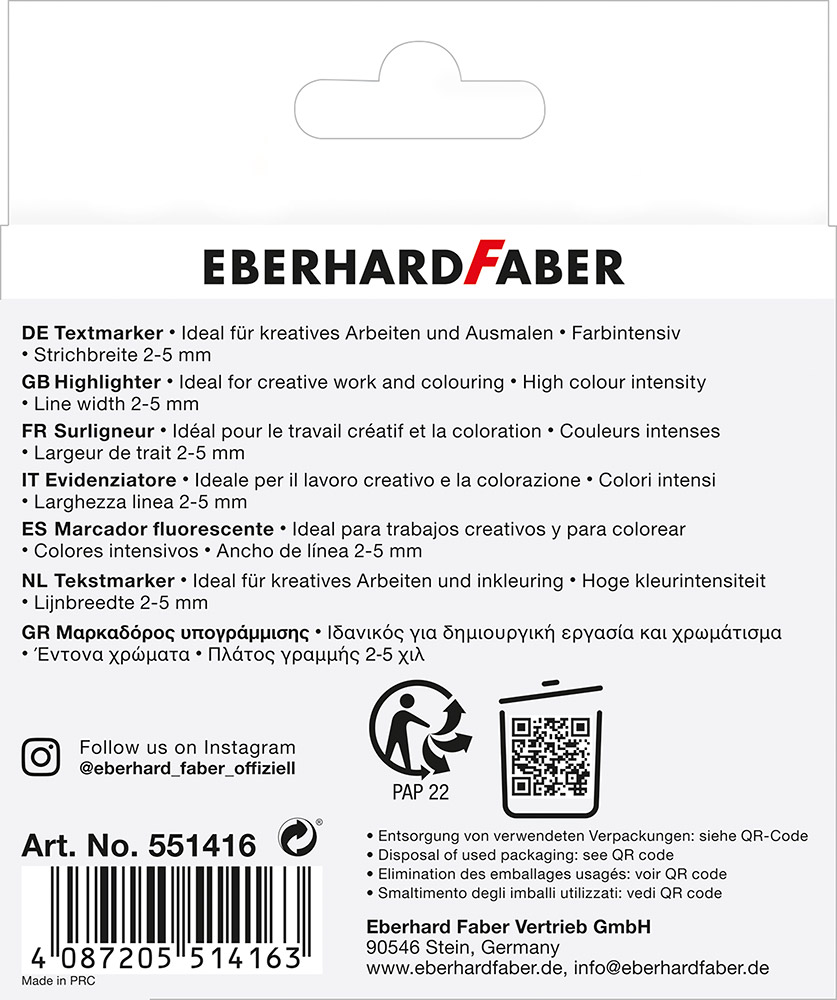 248664-EC Signir EBERHARD FABER Neon 4/1 P5