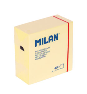 248695-EC Blok samoljepivi MILAN 76x76 400L žuti 4151400 P12/72