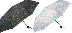 Kišobran sklopivi BUKY crni/bijeli P12/24