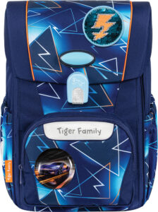 Prvoškolska torba Jump Lightning Race (Go Green) Tiger Family