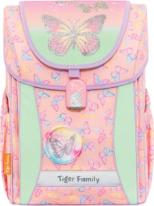 Prvoškolska torba Joy Butterflies And Rainbows Tiger Family