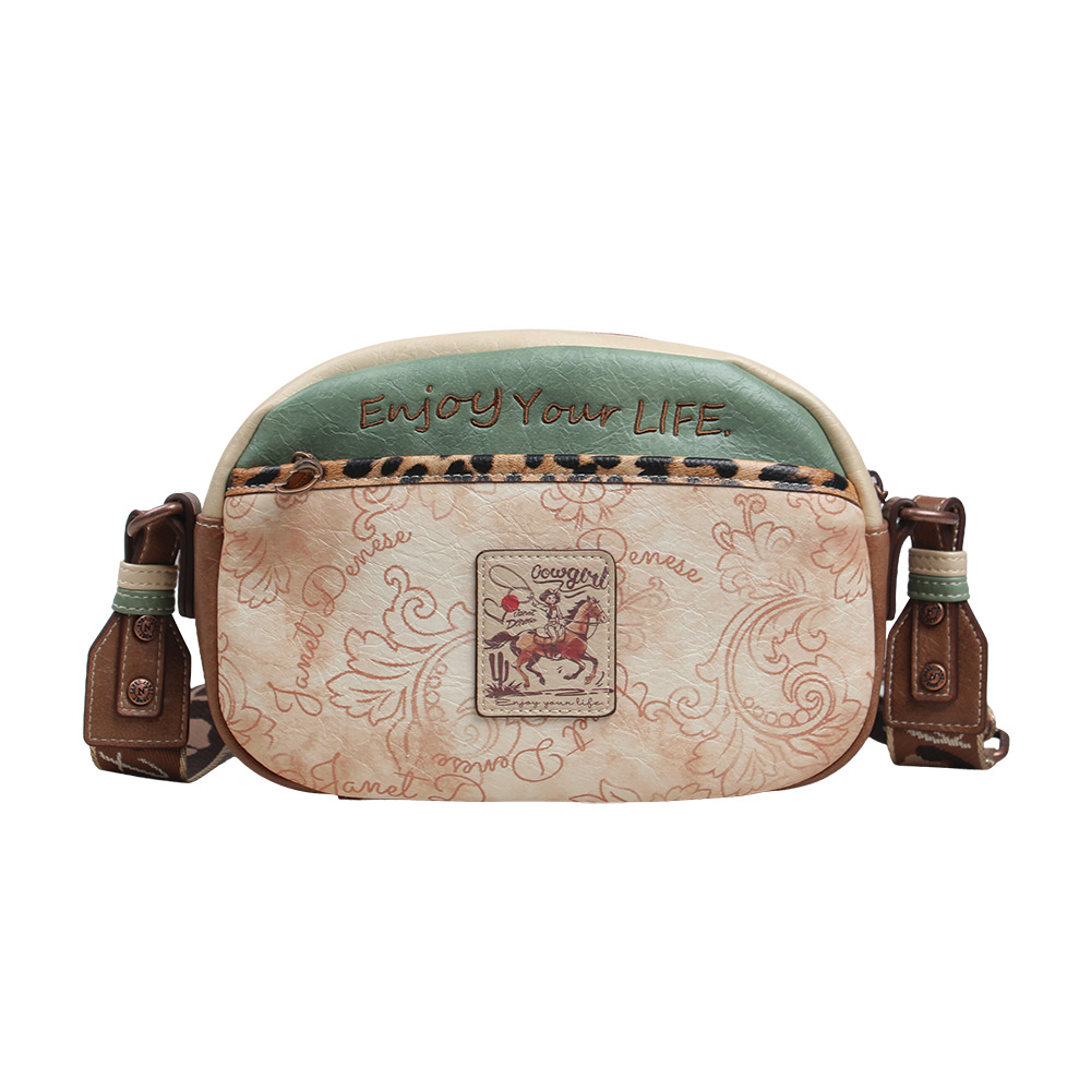 248317-EC Torba fashion Janet SS26 Western Odyssey 26x7x15cm J-007G