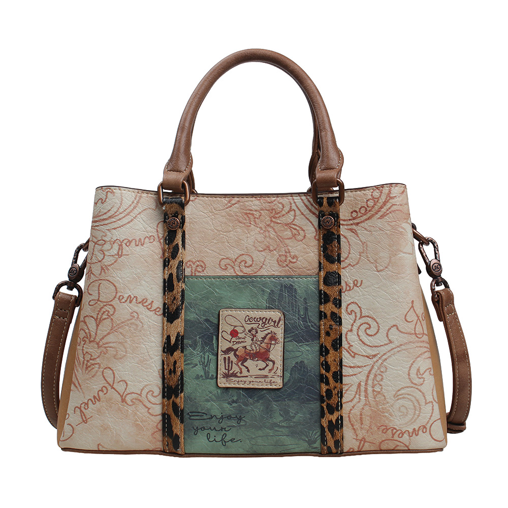 248321-EC Torba fashion Janet SS26 Western Odyssey 30x12x21cm J-149A