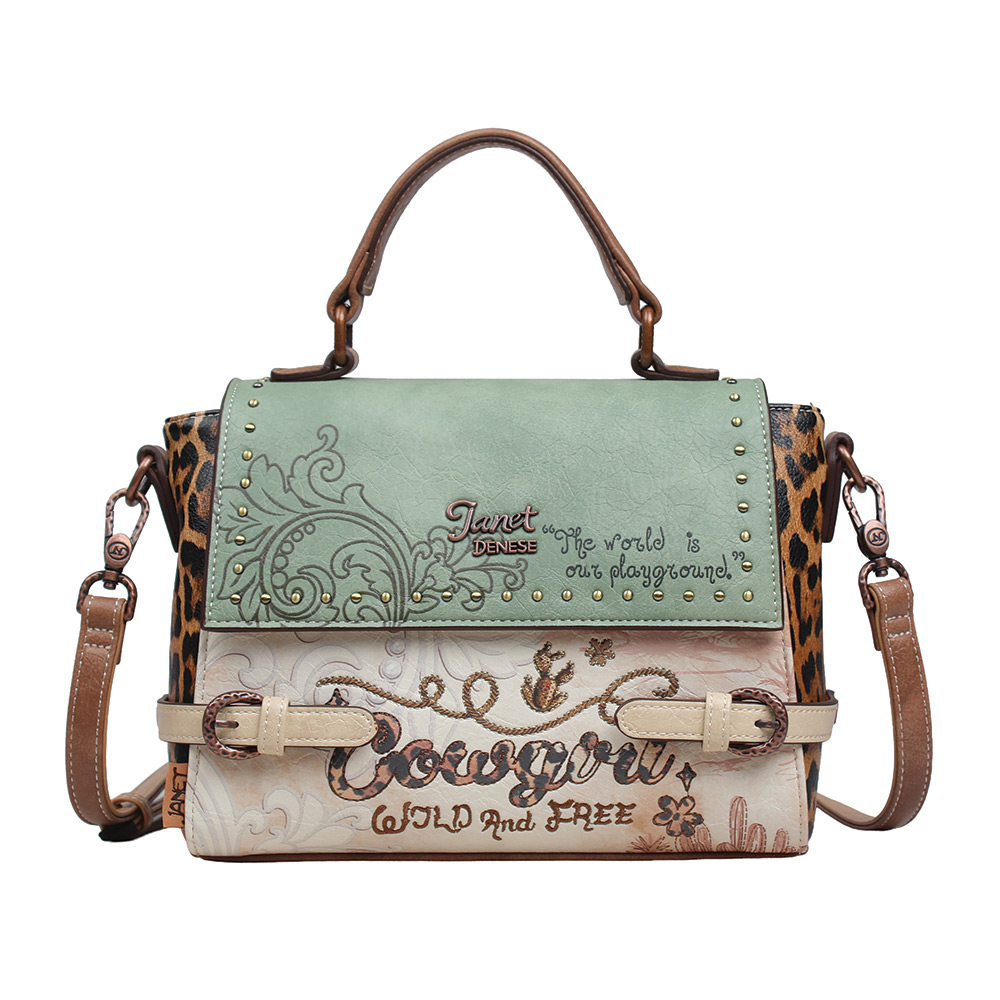 248322-EC Torba fashion Janet SS26 Western Odyssey 24.5x10x18.5cm J-166