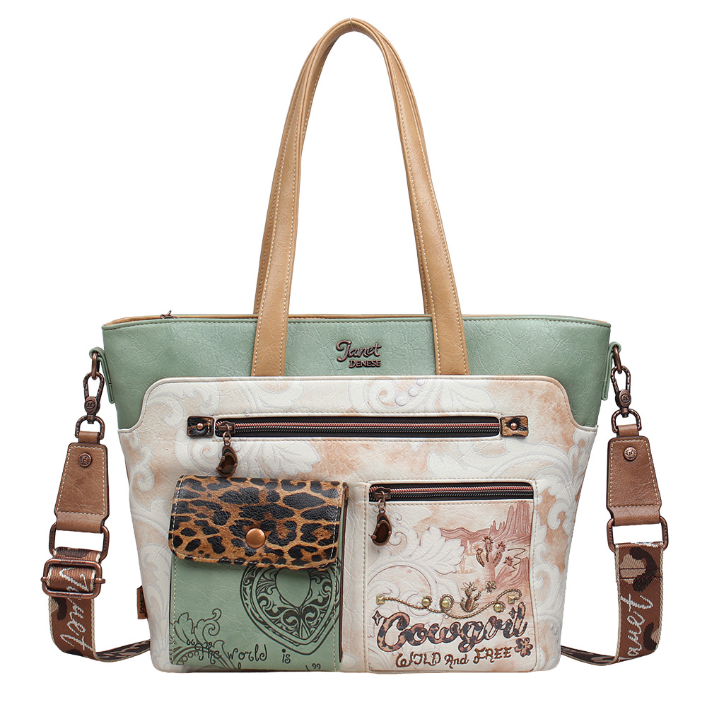 248331-EC Torba fashion Janet SS26 Western Odyssey 40x14x27.5cm J-171