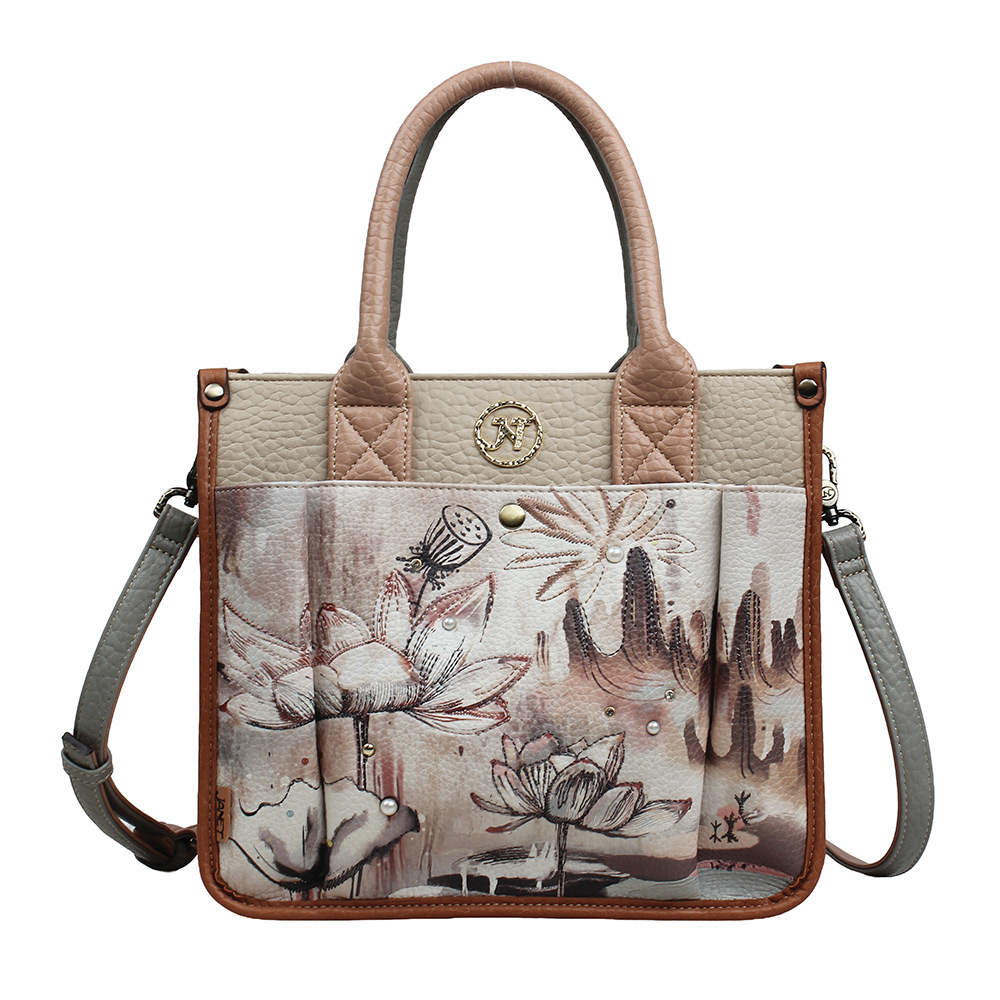 248340-EC Torba fashion Janet SS26 Lotus Lover 30X12X25cm J-197